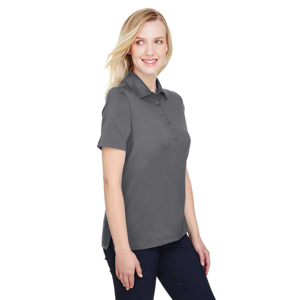 Devon & Jones Women's Graphite CrownLux Performance Range Flex Polo