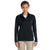 Devon & Jones Women's Black Stretch Tech-Shell Compass Quarter-Zip