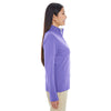 Devon & Jones Women's Grey Purple/Grey Heather/Grey Purple Drytec 20 Performance Quarter-zip