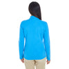 Devon & Jones Women's Ocean Blue/Navy/Ocean Blue Drytec 20 Performance Quarter-zip