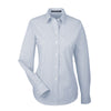 Devon & Jones Women's Navy/White Crown Collection Striped Shirt