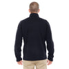 Devon & Jones Men's Black Bristol Full-Zip Sweater Fleece Jacket