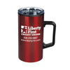 Perfect Line Red 20 oz Stainless Steel Coffee Mug