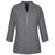 Devon & Jones Women's Graphite Perfect Fit 3/4-Sleeve Crepe Tunic