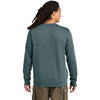 District Men's Deep Steel Blue Wash Fleece Crew