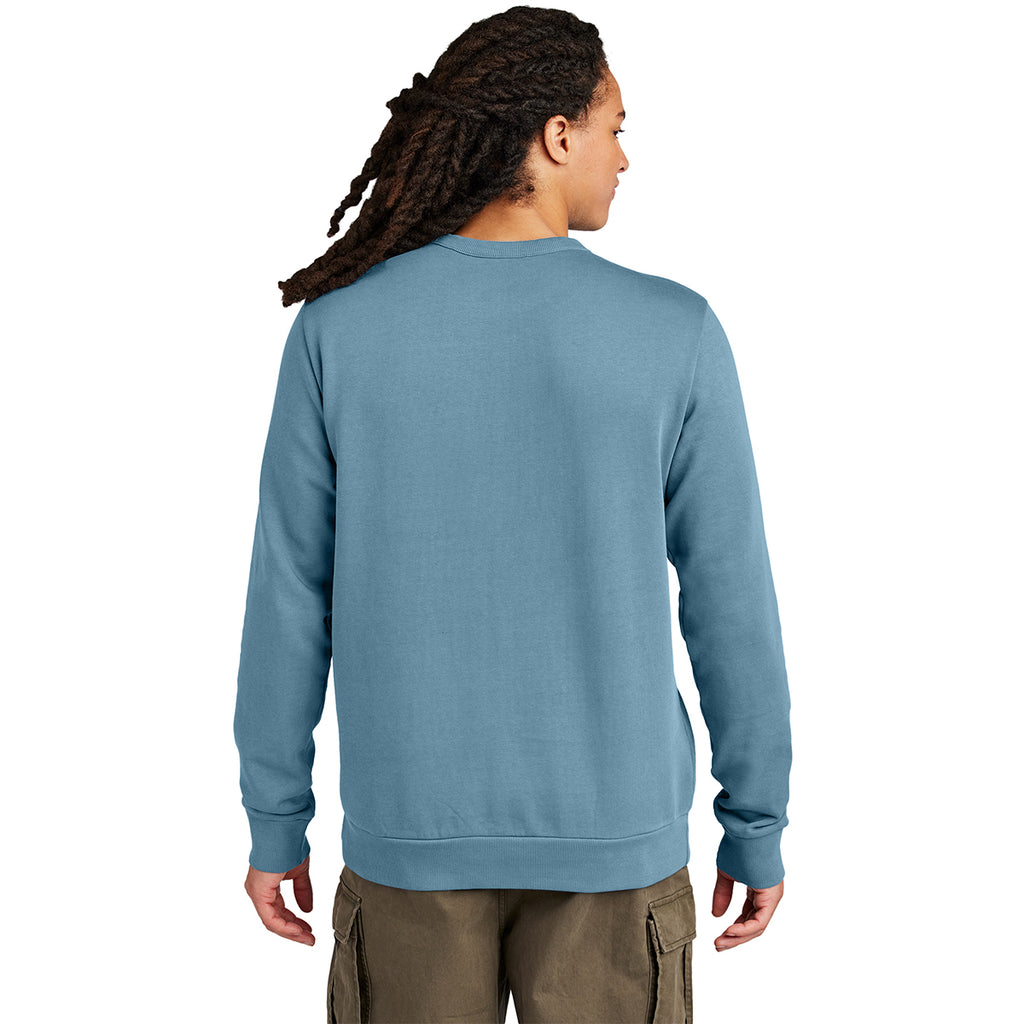 District Men's Dusk Blue Wash Fleece Crew