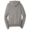 District Men's Grey Frost Perfect Tri French Terry Full-Zip Hoodie