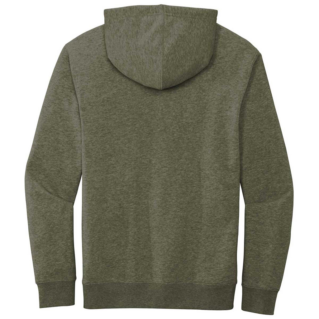 District Men's Heathered Olive V.I.T. Fleece Hoodie