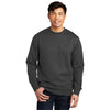 District Men's Charcoal V.I.T. Fleece Crew