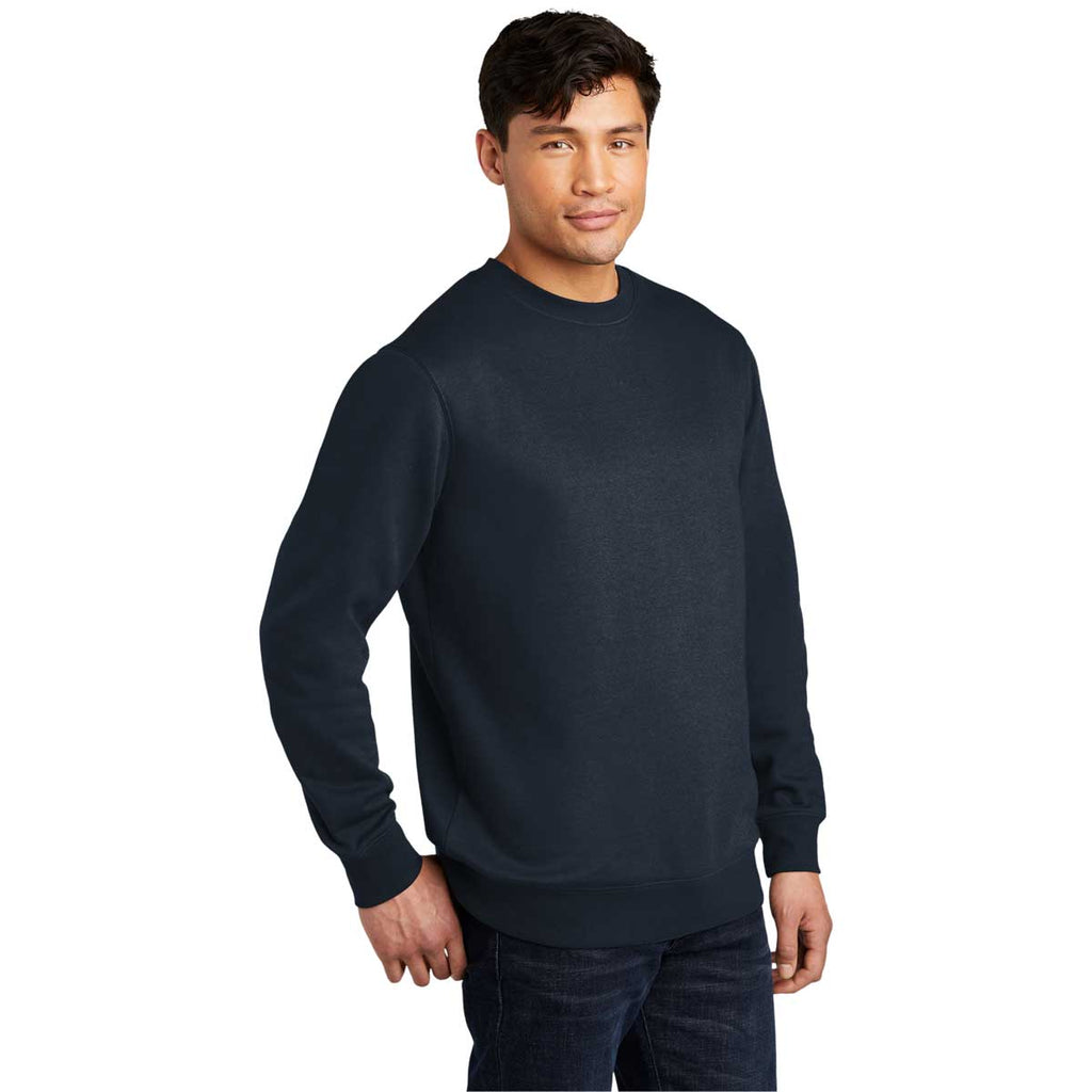 District Men's New Navy V.I.T. Fleece Crew