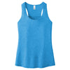 District Women's Heathered Bright Turquoise V.I.T. Gathered Back Tank