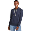 District Women's Heathered Navy Re-Fleece Hoodie