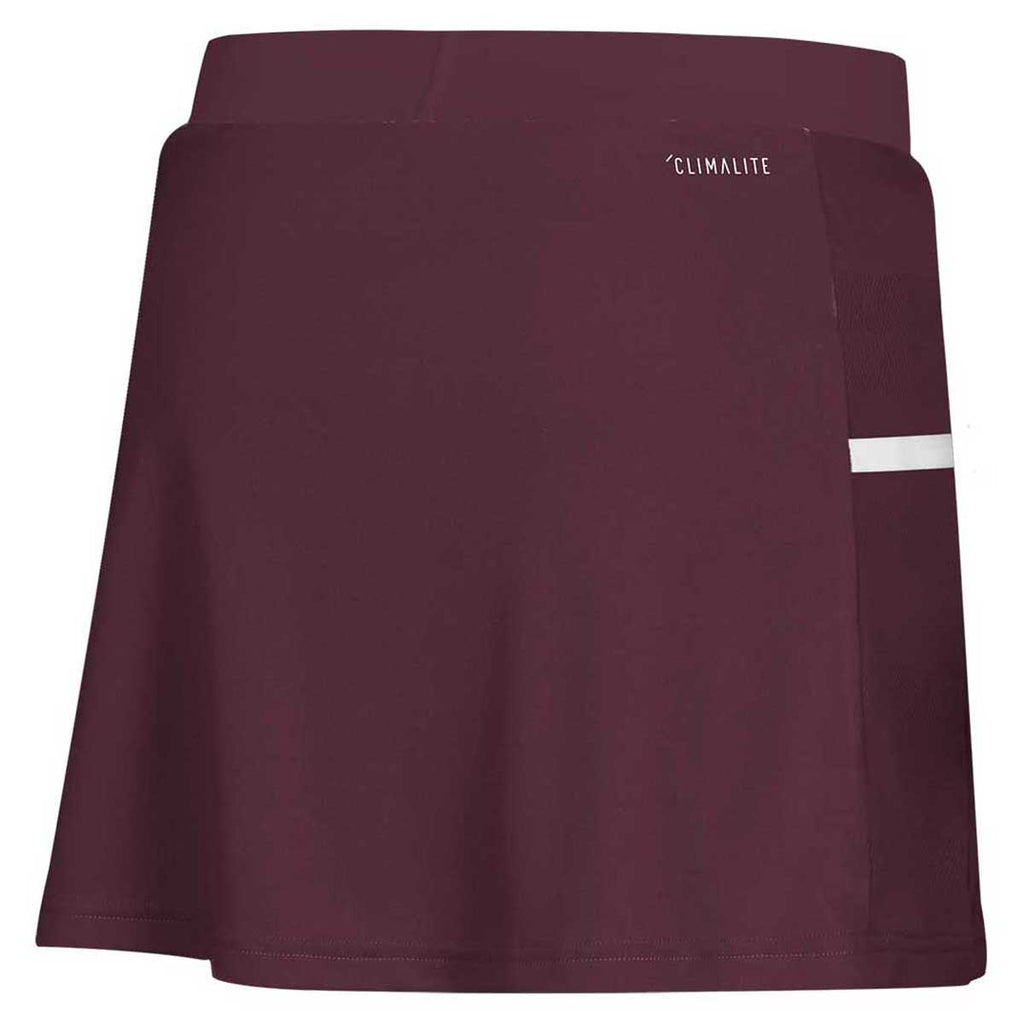 adidas Women's Maroon/White Team 19 Skort