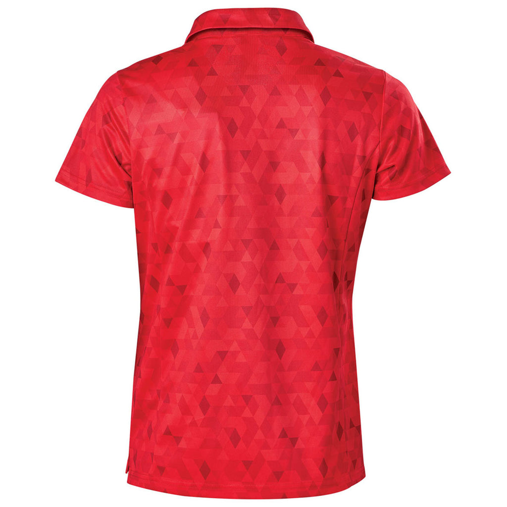 Stormtech Women's Bright Red Galapagos Short Sleeve Polo