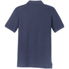 Eddie Bauer Men's River Blue Cotton Pique Polo