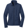 Eddie Bauer Women's Blue Shaded Crosshatch Softshell Jacket