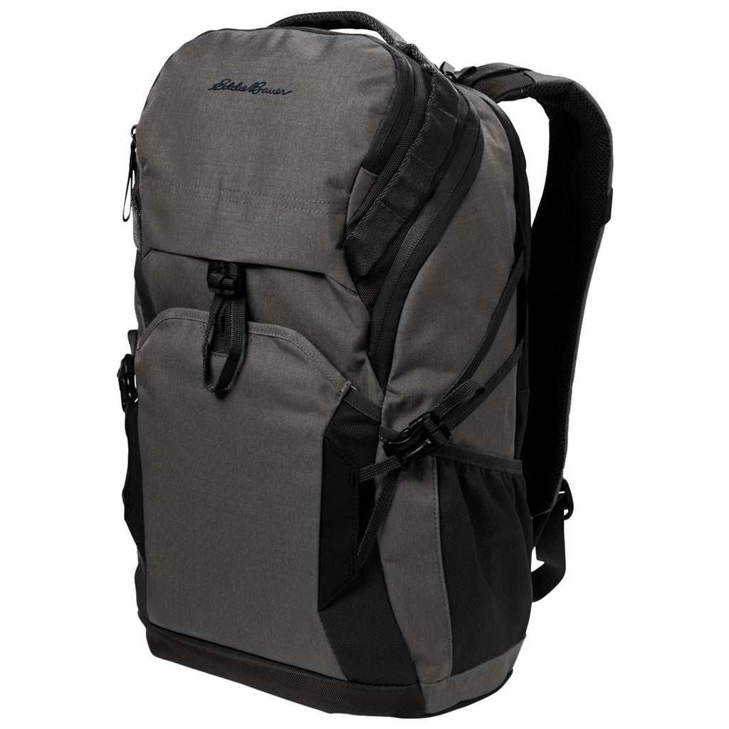 Eddie Bauer Grey Steel Heather/ Black Tour Backpack