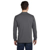 Econscious Men's Charcoal Organic Cotton Classic Long-Sleeve T-Shirt
