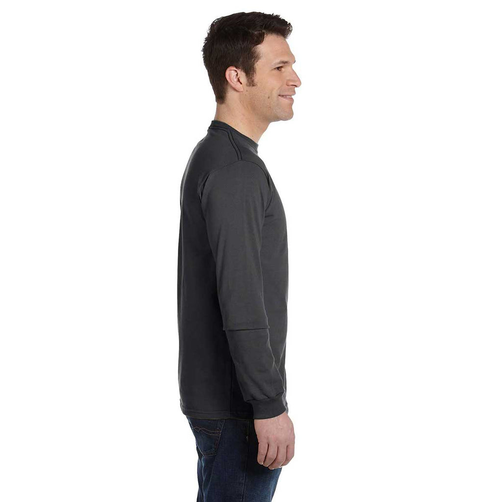 Econscious Men's Charcoal Organic Cotton Classic Long-Sleeve T-Shirt