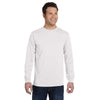 Econscious Men's White Organic Cotton Classic Long-Sleeve T-Shirt