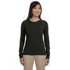 Econscious Women's Black Organic Cotton Classic Long-Sleeve T-Shirt