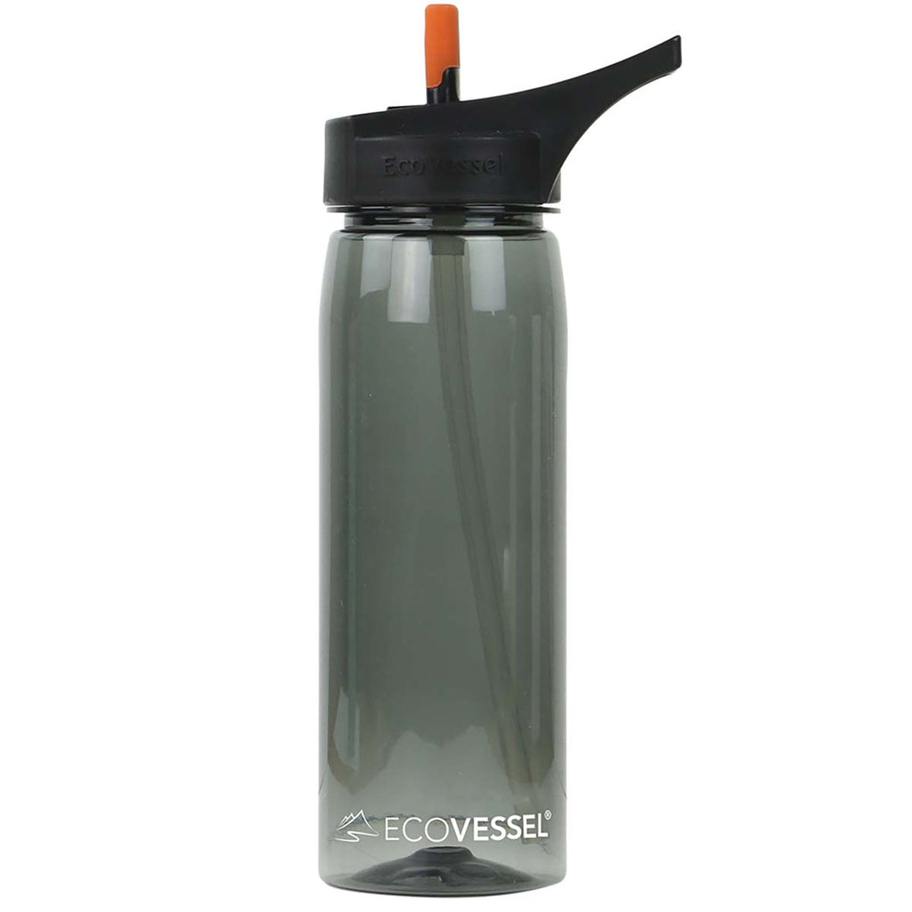 EcoVessel Black Shadow 25 oz Wave Bottle