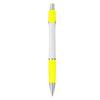 BIC Yellow Emblem Pen with Blue Ink