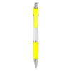 BIC Yellow Emblem Pen with Blue Ink