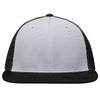 Pacific Headwear Silver/Black/Black Premium M2 Performance Trucker FlexFit Cap