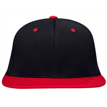 Pacific Headwear Navy/Red Premium P-Tec FlexFit Cap