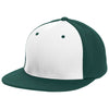 Pacific Headwear White/Dark Green/Dark Green Premium P-Tec FlexFit Cap