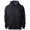 Independent Trading Co. Men's Black Insulated Canvas Workwear Jacket