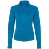 Independent Trading Co. Women's Aster Blue Poly-Tech Full-Zip Track Jacket