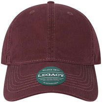 Legacy Maroon Relaxed Twill Dad Hat