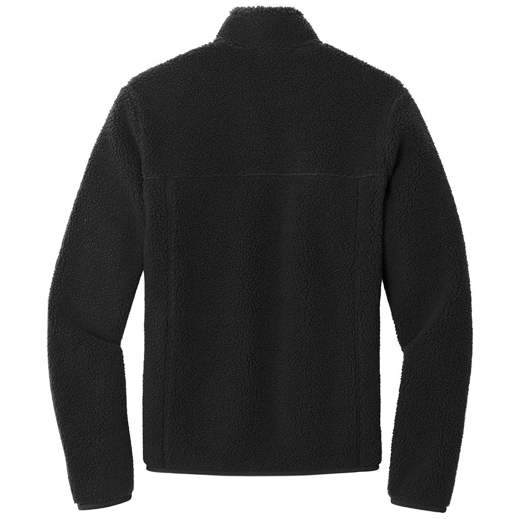 Port Authority Men's Deep Black Camp Fleece Snap Pullover