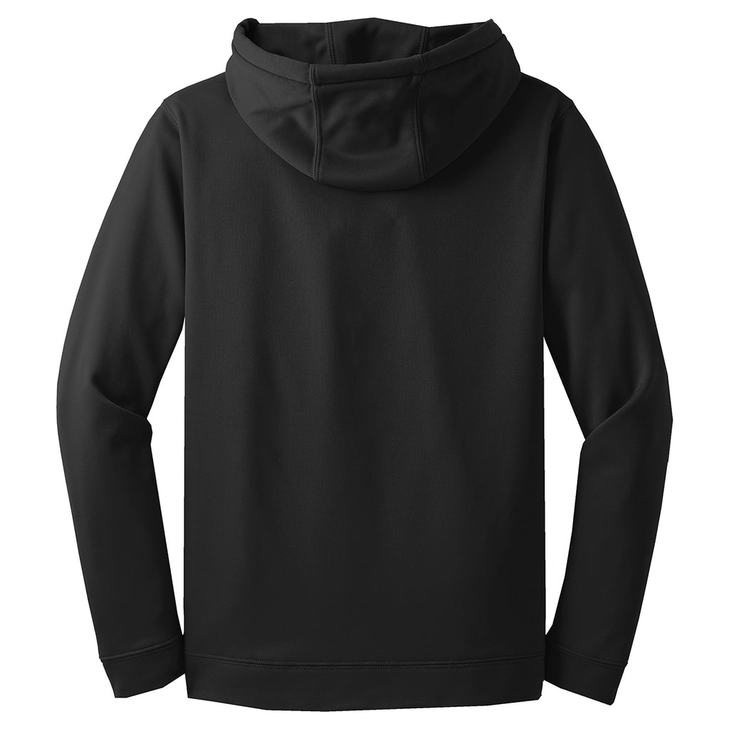Sport-Tek Men's Black Sport-Wick Fleece Hooded Pullover