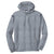 Sport-Tek Men's Grey Heather/True Navy Tech Fleece Colorblock Hooded Sweatshirt