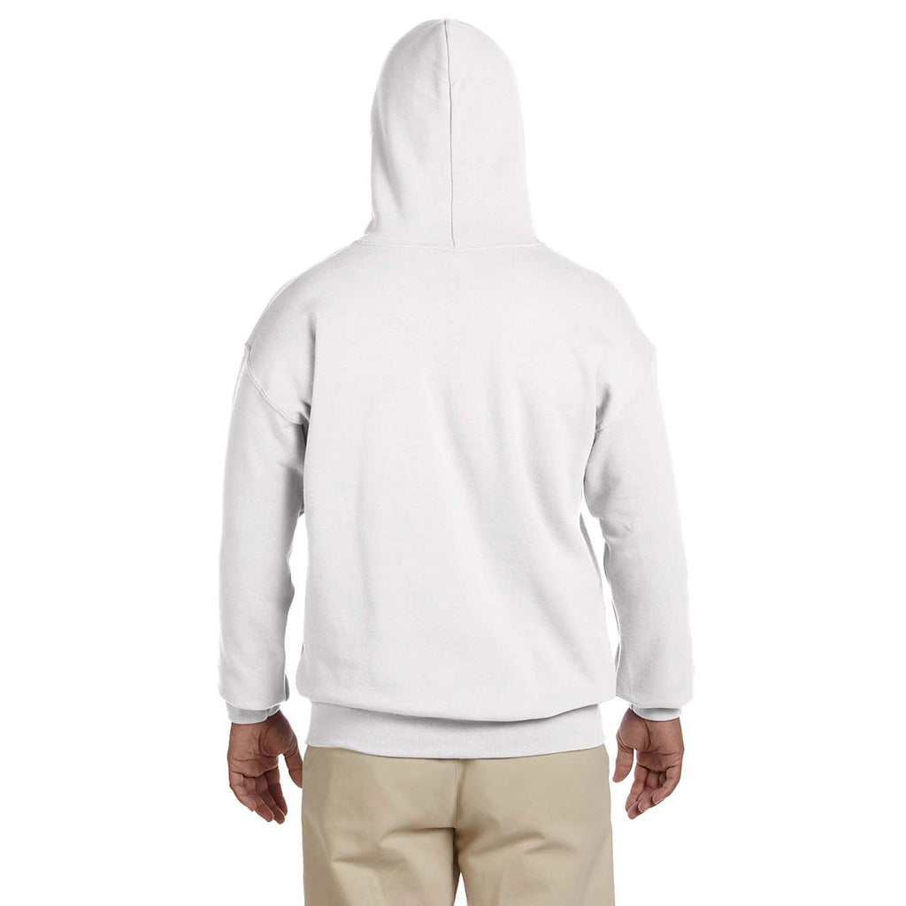 Gildan Unisex White Heavy Blend 50/50 Hoodie