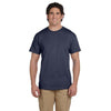 Gildan Men's Heather Navy Ultra Cotton 6 oz. T-Shirt