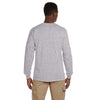 Gildan Men's Sport Grey Ultra Cotton 6 oz. Long-Sleeve Pocket T-Shirt