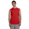 Gildan Unisex Red Ultra Cotton 6 oz. Sleeveless T-Shirt