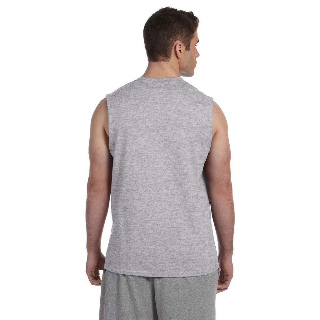 Gildan Unisex Sport Grey Ultra Cotton 6 oz. Sleeveless T-Shirt