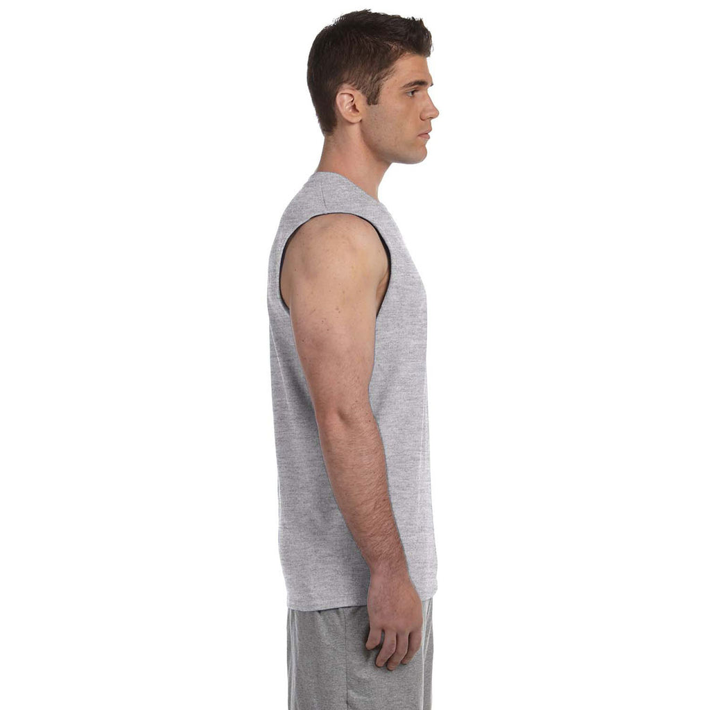 Gildan Unisex Sport Grey Ultra Cotton 6 oz. Sleeveless T-Shirt