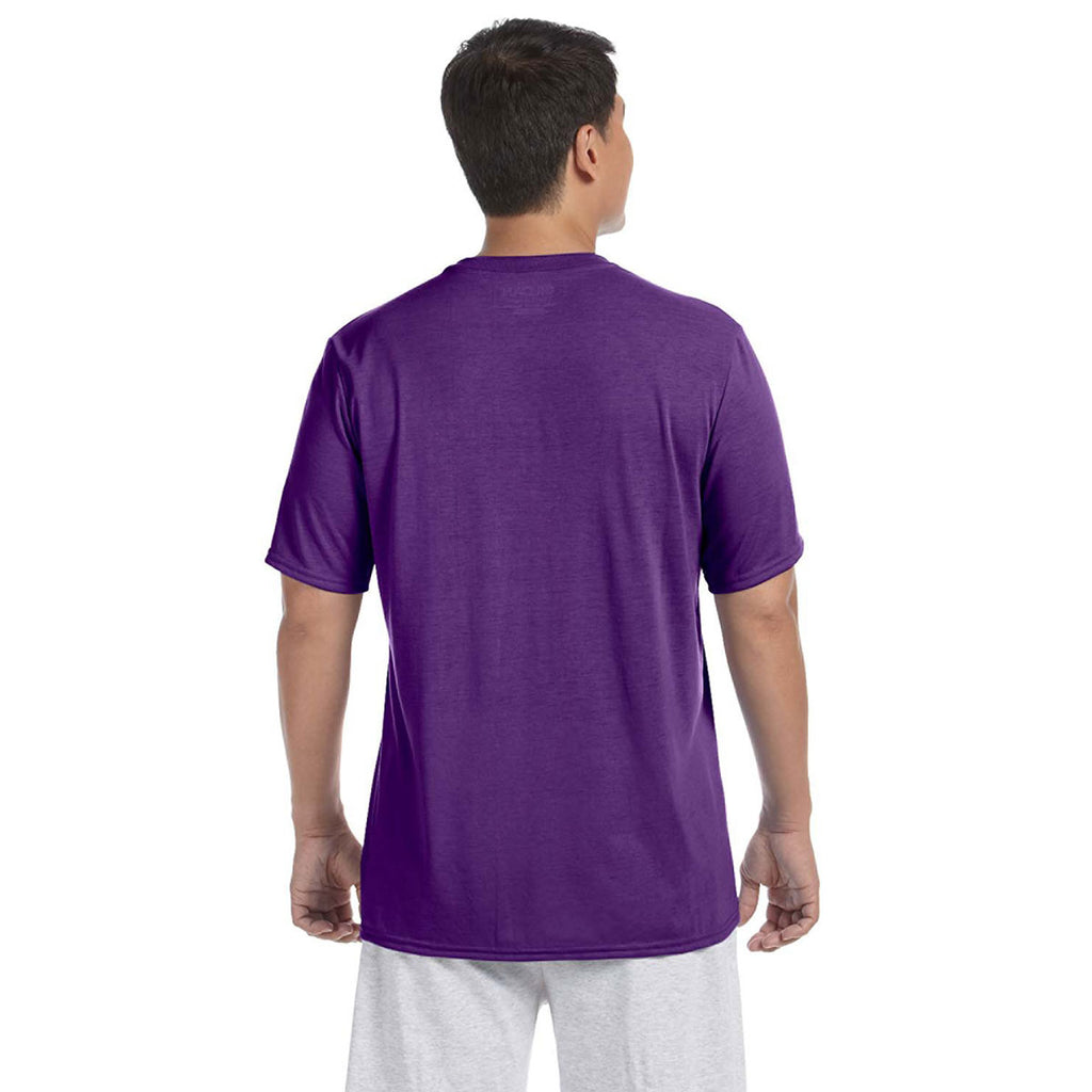 Gildan Men's Purple Performance T-Shirt