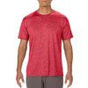 Gildan Men's Heather Sport Scarlet Red Performance Core T-Shirt