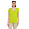 Gildan Women's Safety Green Performance Core T-Shirt