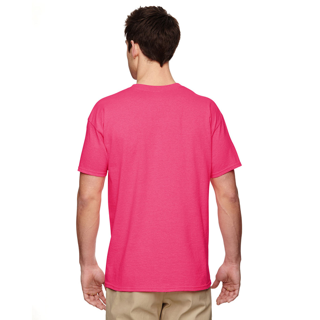 Gildan Men's Safety Pink 5.3 oz. T-Shirt