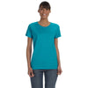 Gildan Women's Tropical Blue 5.3 oz. T-Shirt
