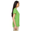 Gildan Women's Lime 5.3 oz. V-Neck T-Shirt