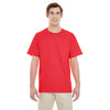 Gildan Men's Red Heavy Cotton 5.3 oz. Pocket T-Shirt